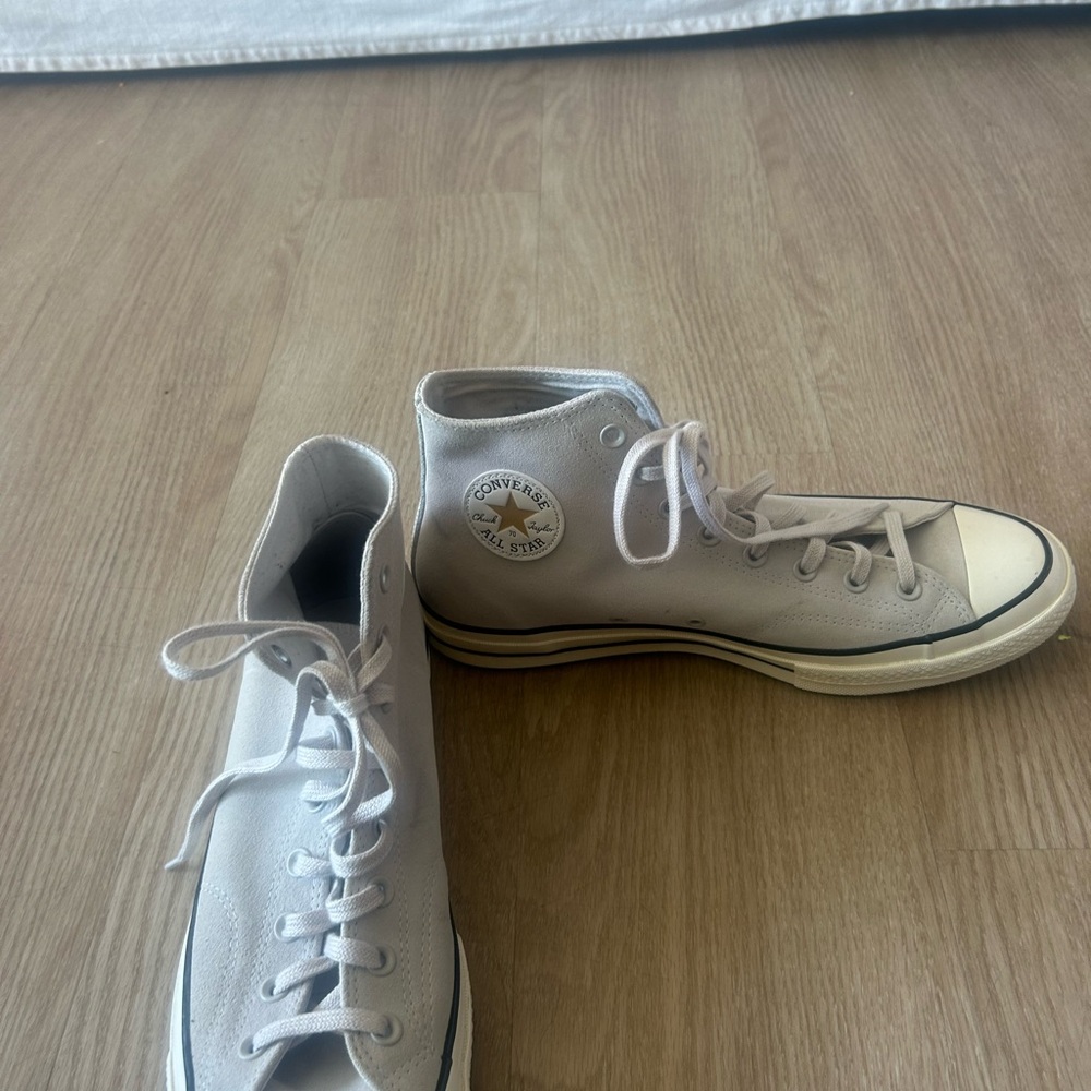 Converse High-Top Sneakers in Gray